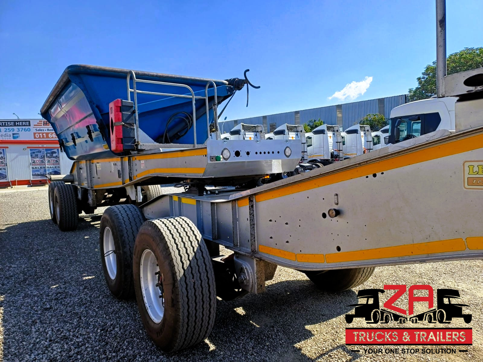 2021 LEADER 20 CUBE SIDE TIPPER TRAILER #53349